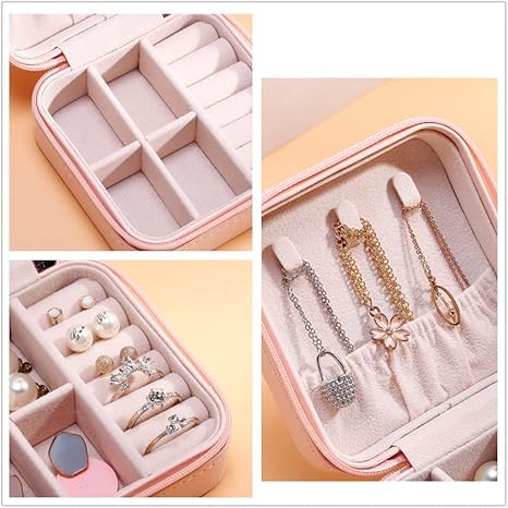 Draagbare Mini Sieraden Organizer Doos