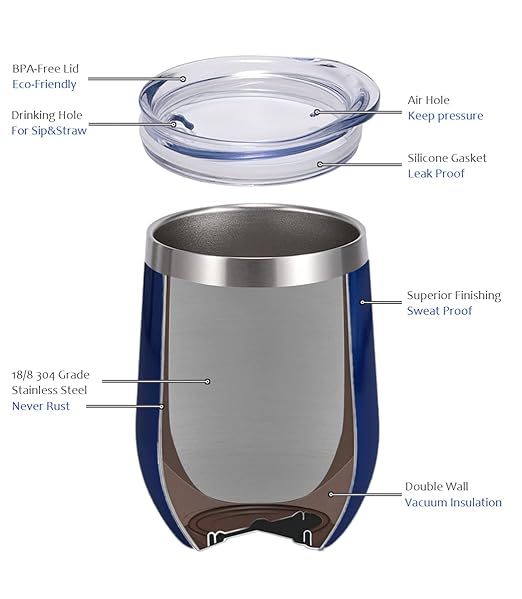 360ml 12oz Thermisch Geïsoleerde Roestvrijstalen Tumbler