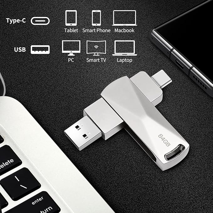 2-in-1 Type-C USB Stick 64GB