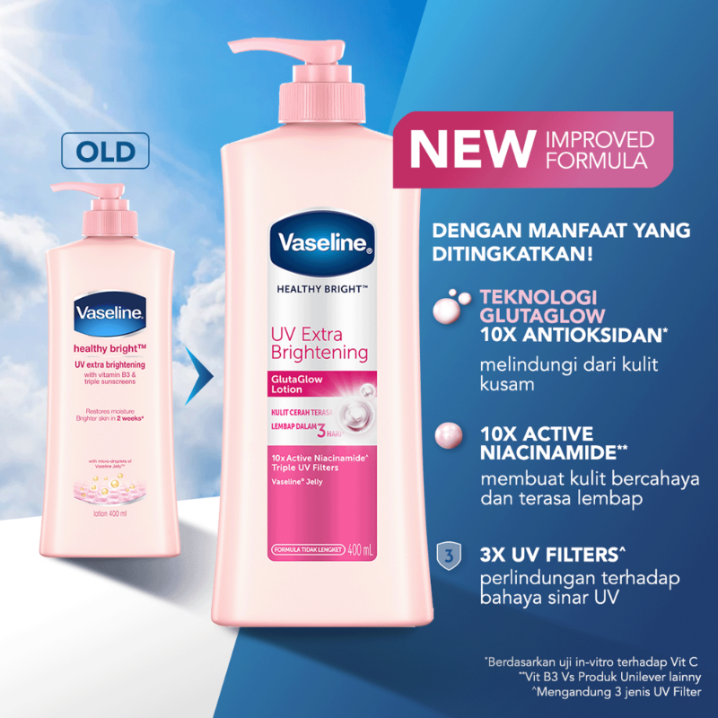 VASELINE® HEALTHY BRIGHT UV BRIGHTENING LOTION