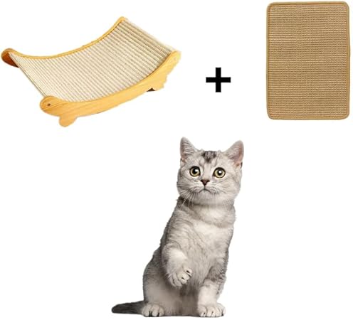 Kattenkrabplank met houten frame