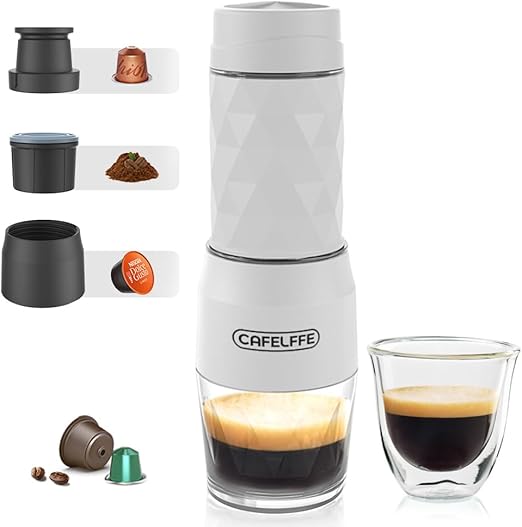 Cafelffe 3-in-1 draagbaar koffiezetapparaat