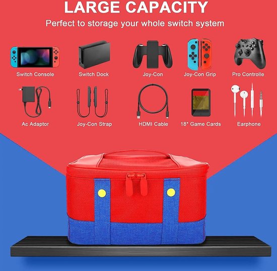 Nintento Switch Opbergtas