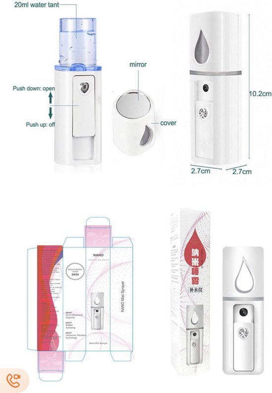 Nano mist spray