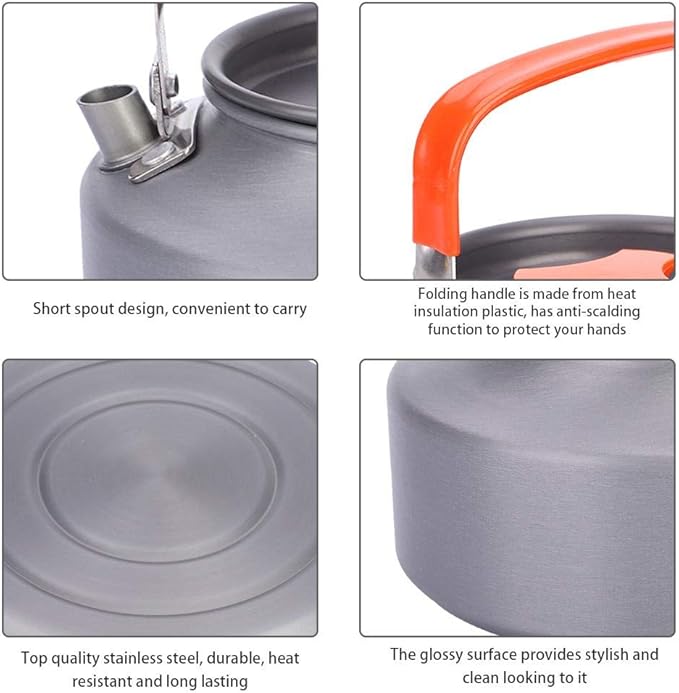 1.1L Aluminium Theepot