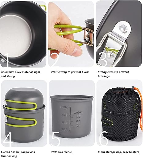 Camping Kookgerei Set