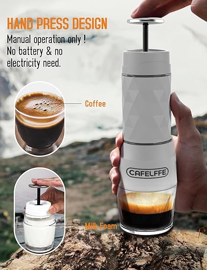 Cafelffe 3-in-1 draagbaar koffiezetapparaat