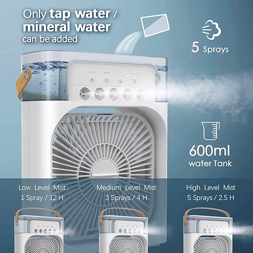 3 In 1 Ventilator Airconditioner Huishoudelijke Kleine Luchtkoeler