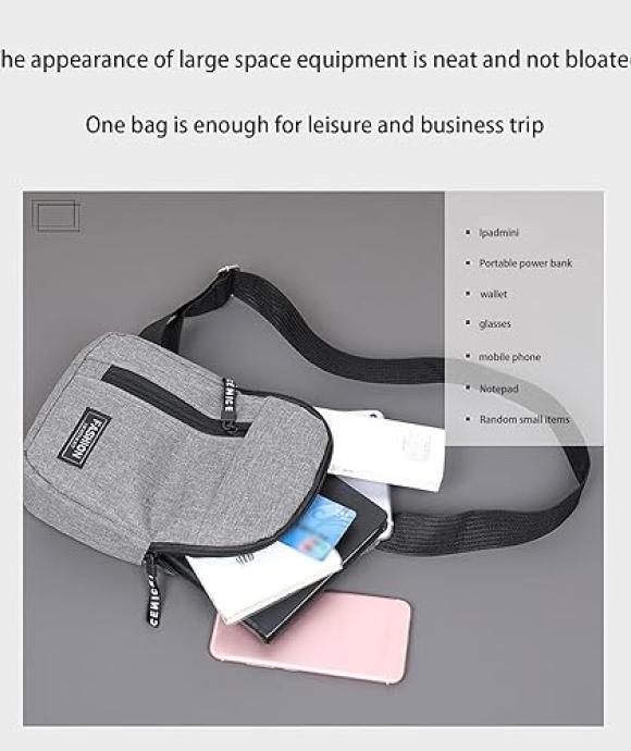 Heren Crossbody Schoudertas.