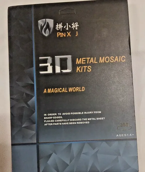 3D metalen achtbaanmodel
